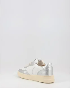 Zapatillas Victoria Seul Metal Efecto Piel Plata