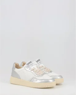 Zapatillas Victoria Seul Metal Efecto Piel Plata