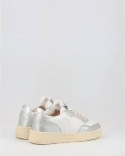 Zapatillas Victoria Seul Metal Efecto Piel Plata