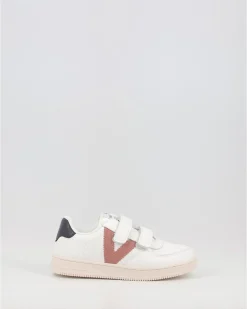 Zapatillas Victoria Tiempo 1124104 Efecto Piel Blanco