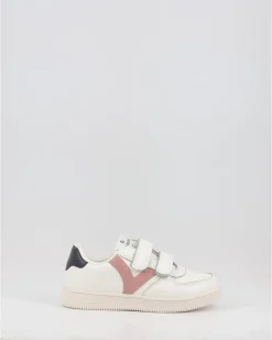 Zapatillas Victoria Tiempo 1124104 Efecto Piel Blanco