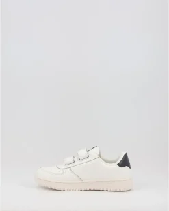 Zapatillas Victoria Tiempo 1124104 Efecto Piel Blanco