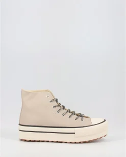 Zapatillas Victoria Tribu Doble Efecto Piel 1061123 Beig