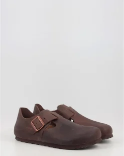 Zapatos Birkenstock London Marron
