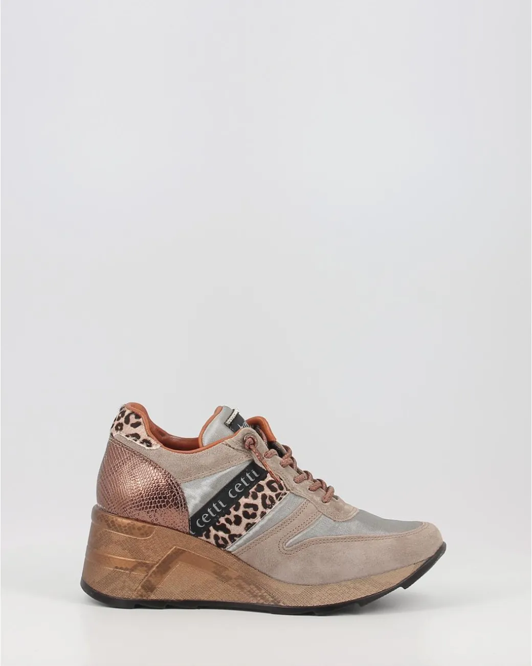 Zapatos Deportivos Cetti 1145 Ante Mesh Taupe
