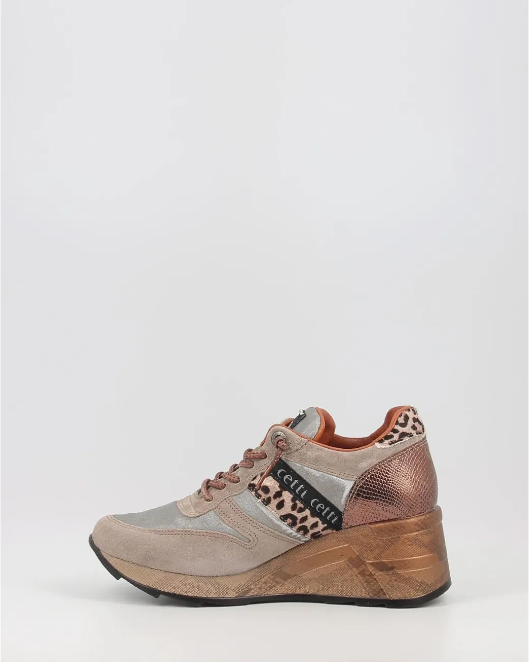 Zapatos Deportivos Cetti 1145 Ante Mesh Taupe
