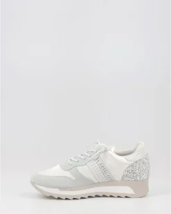 Zapatos Deportivos Cetti 847 Ante Raso Blanco