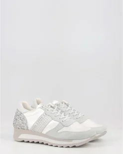 Zapatos Deportivos Cetti 847 Ante Raso Blanco