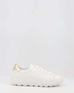 Zapatos Deportivos Geox D Spherica Ec4.1 - D35Tcb 085Y2 C0232 Blanco