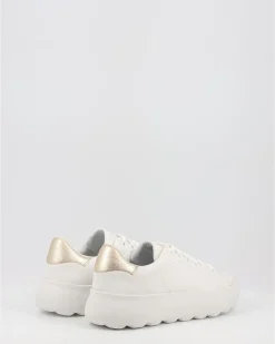 Zapatos Deportivos Geox D Spherica Ec4.1 - D35Tcb 085Y2 C0232 Blanco