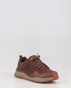 Zapatos Skechers Benago Hombre 210021 Cuero