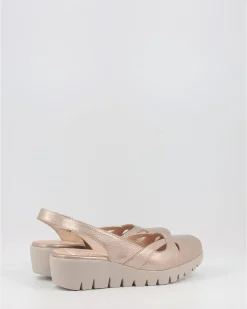 Zapatos Wonders Sevilla C-33290 Platino
