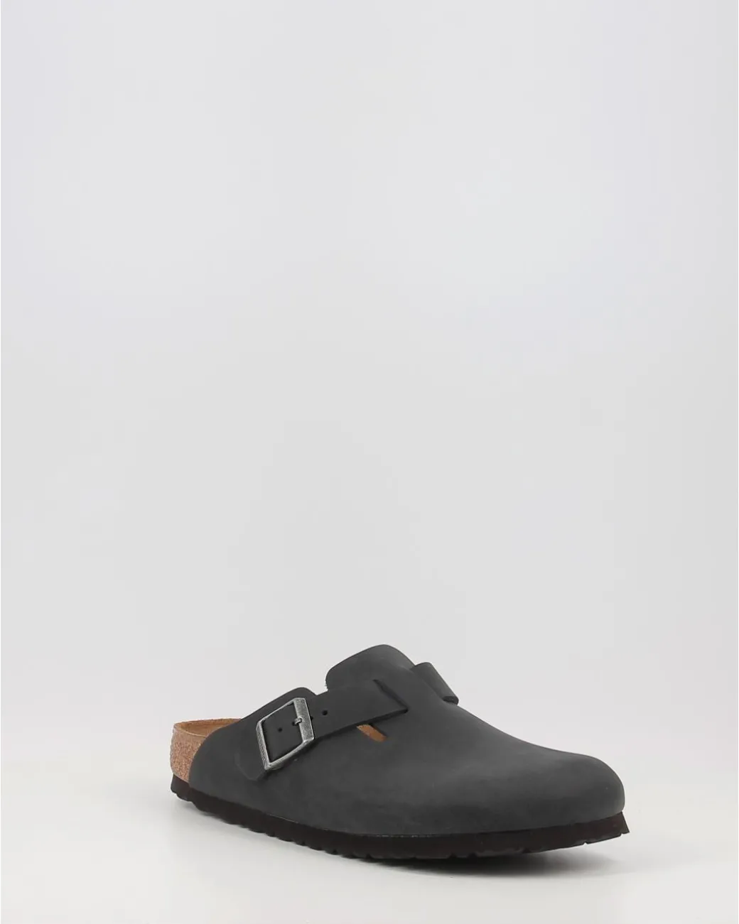 Zuecos Birkenstock Boston Leoi Negro