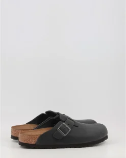 Zuecos Birkenstock Boston Leoi Negro