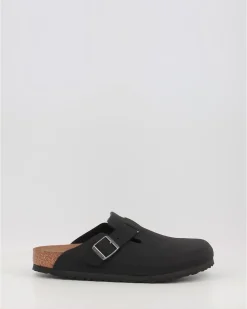 Zuecos Birkenstock Boston Bfbc Earthy Vegan Negro
