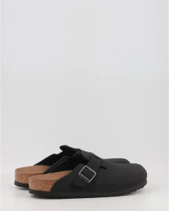 Zuecos Birkenstock Boston Bfbc Earthy Vegan Negro