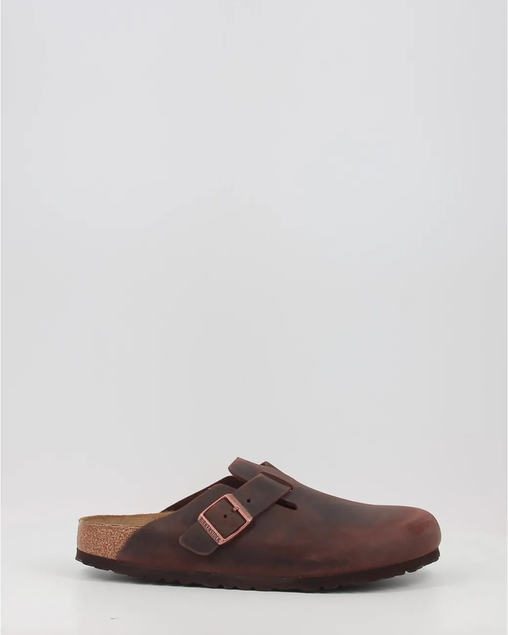 Zuecos Birkenstock Boston Leoi Marron