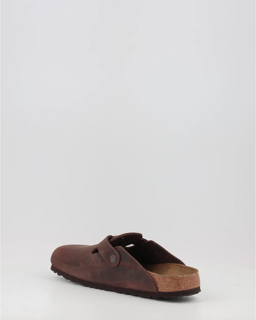 Zuecos Birkenstock Boston Leoi Marron