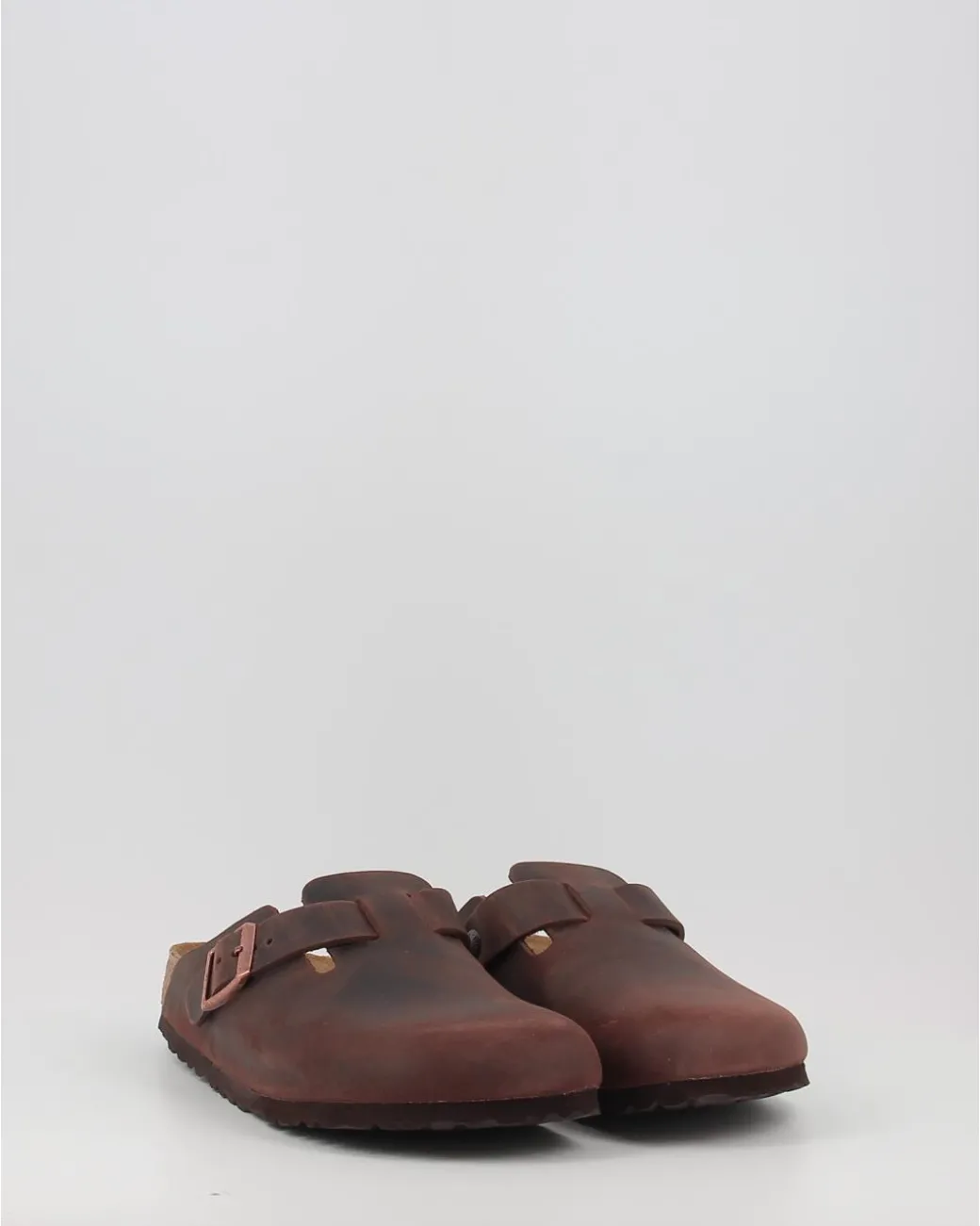 Zuecos Birkenstock Boston Leoi Marron