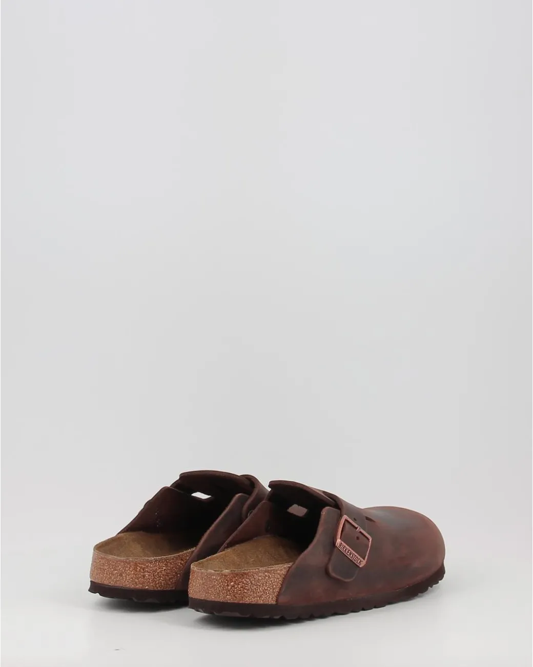 Zuecos Birkenstock Boston Leoi Marron