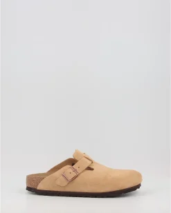 Zuecos Birkenstock Boston Vl Latte Cream Taupe
