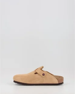 Zuecos Birkenstock Boston Vl Latte Cream Taupe