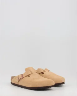 Zuecos Birkenstock Boston Vl Latte Cream Taupe