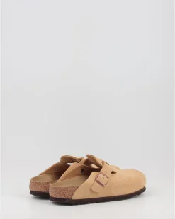 Zuecos Birkenstock Boston Vl Latte Cream Taupe