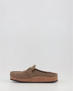 Zuecos Birkenstock Buckey Leve Gray Taupe Taupe