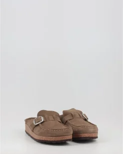 Zuecos Birkenstock Buckey Leve Gray Taupe Taupe