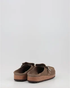 Zuecos Birkenstock Buckey Leve Gray Taupe Taupe