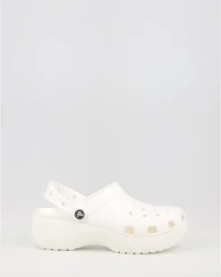 Zuecos Crocs Classic Platform Clog 206750 Blanco