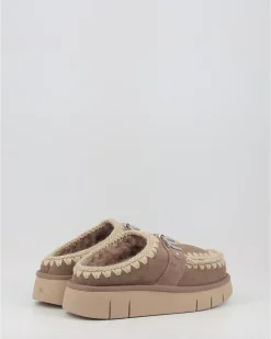 Zuecos Mou Bounce Clog Metal Logo Gris