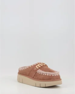 Zuecos Mou Bounce Clog Metal Logo Pkbro Marron