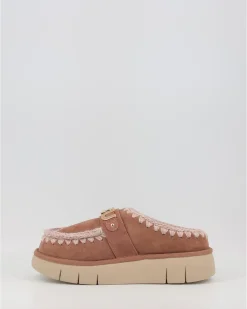 Zuecos Mou Bounce Clog Metal Logo Pkbro Marron