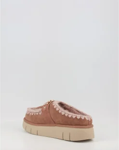 Zuecos Mou Bounce Clog Metal Logo Pkbro Marron