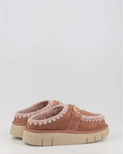 Zuecos Mou Bounce Clog Metal Logo Pkbro Marron