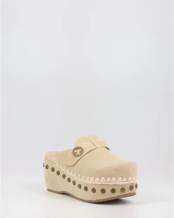 Zuecos Mou Cio6-02 With Strap Whe Beig