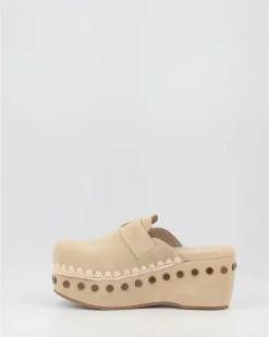 Zuecos Mou Cio6-02 With Strap Whe Beig