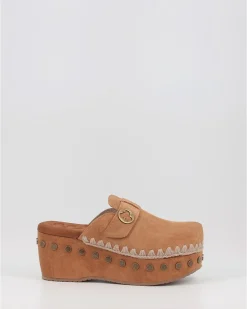 Zuecos Mou Cio6-02 With Strap Cog Cuero
