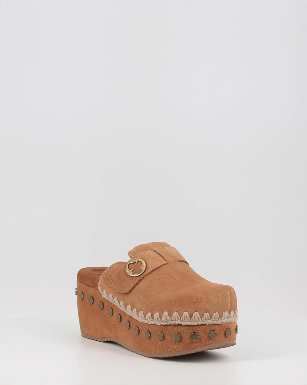 Zuecos Mou Cio6-02 With Strap Cog Cuero