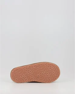 Zuecos Mou Suede Slipper Full Eskimo Stitch Cuero